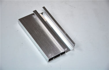 Profil en aluminium de brossage argenté d'extrusion pour la décoration de plancher avec l'alliage 6463